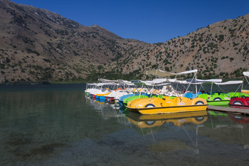 Fototapeta premium катамараны на озере