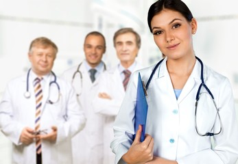 Fototapeta premium Doctor, Healthcare And Medicine, Hospital.