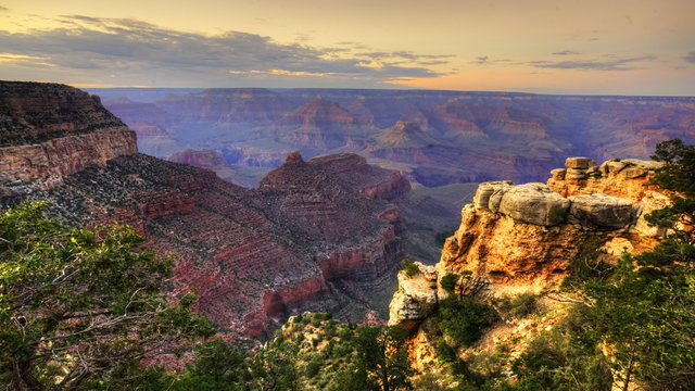 4K UltraHD A timelapse of a great sunrise at the Grand Canyon