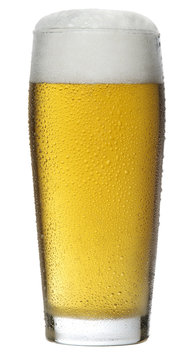 Glass of Beer with Foam