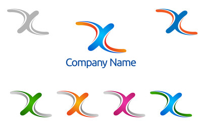 X, x letter, vector, logo, design