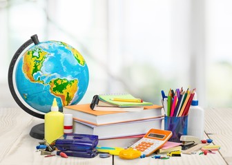 School, back, pencil.