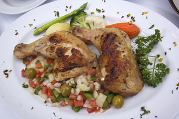 Grilled chicken steak