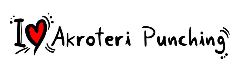 akroteri punching love