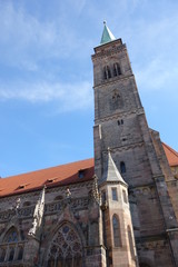 Fototapeta na wymiar St. Sebald Kirche in Nürnberg