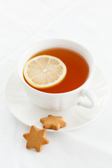 tea with cookies