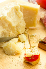Finger food salami