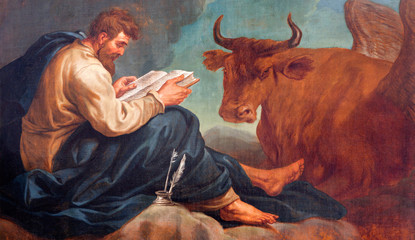 Brussels - st. Matthew the evangelist painting