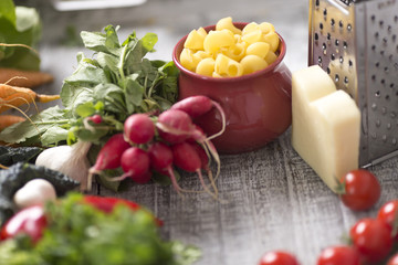 Fresh food on the table