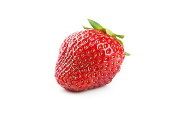 Strawberries berry isolated on white
