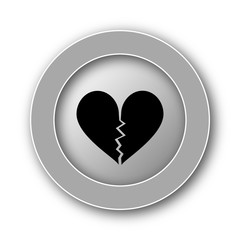 Broken heart icon