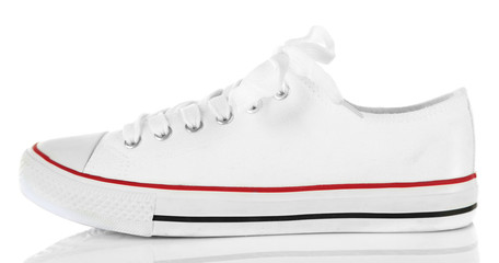 Female gumshoes isolated on white