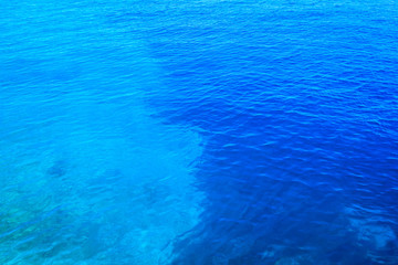 Fototapeta na wymiar blue sea water surface