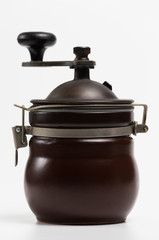 Coffee grinder isolate on white