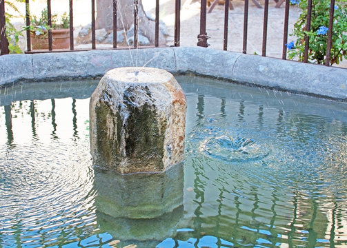 Wishing Well And Fountain