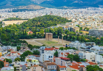 Fototapeta na wymiar Cityscape of Athens, Greece