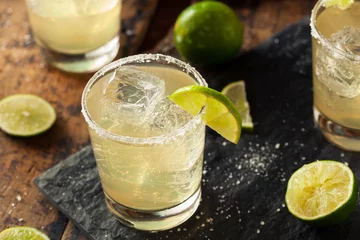 Foto op Plexiglas Homemade Classic Margarita Drink © Brent Hofacker