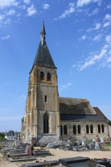 Fototapeta na wymiar Église Saint-Cyr-et-Sainte-Julitte, Anet, Eure-et-Loire, France