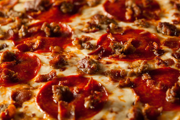 Homemade Meat Loves Pizza © Brent Hofacker