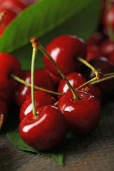 Sweet cherries, close-up