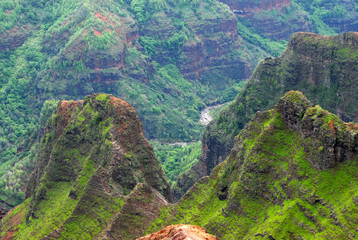 Waimea Canyon, Kauai, Hawaii - Powered by Adobe