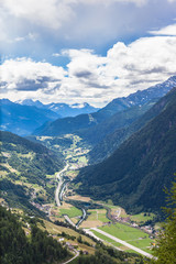 View of Piora Valley in Ticino