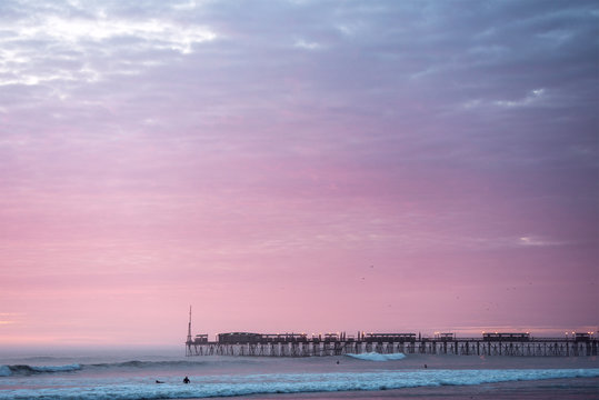 Famous Pier At Pimentel. Peru