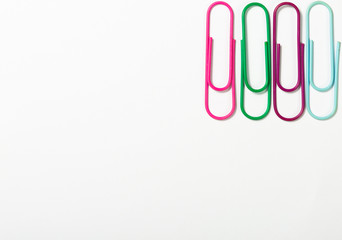 color clips isolated