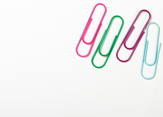 color clips isolated