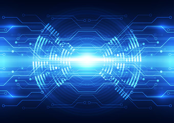 abstract vector digital future technology background illustration