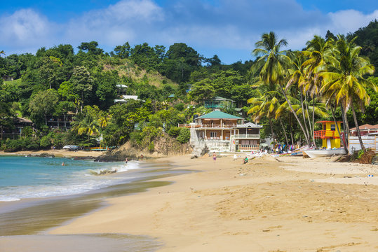 Beach of Castara,Tobago, Trinidad and Tobago