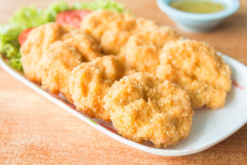 Deep fried shrimp cake