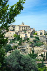 General view of the village of Gordes, Provence, France