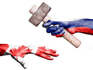Russia hitting Canada with a heavy hammer