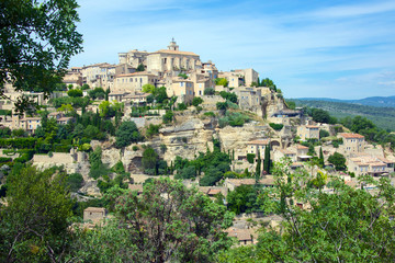 Obraz premium General view of the village of Gordes, Provence, France