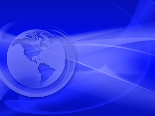 Blue Earth Background