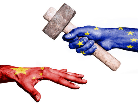 European Union hitting China with a heavy hammer