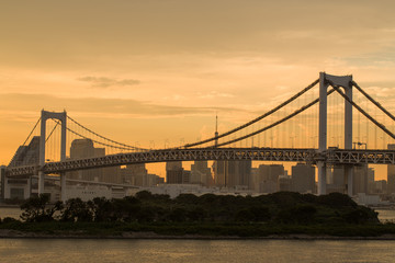 Rainbow Bridge sunset