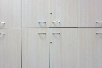 Wooden office cabinet