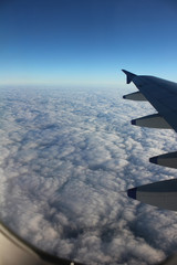 Fototapeta premium sea of clouds from an airplane