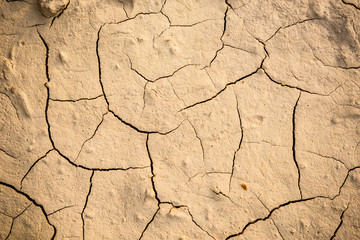 Abstract background of cracked earth