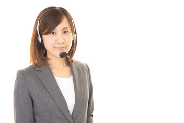 笑顔のオペレーター