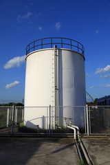 Oil storage tanks