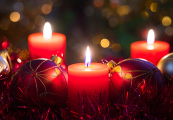 キャンドル　クリスマス