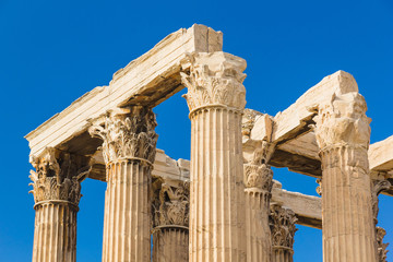 Ancient Temple of Zeus, Olympeion, Athens, Greece