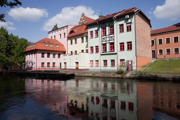 Fototapeta na wymiar River View of Bydgoszcz in Poland