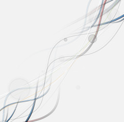 Abstract tech background. Futuristic technology interface. vector