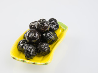 Dried fruits on background
