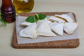 Raw potato dumplings