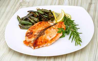 Salmon steak